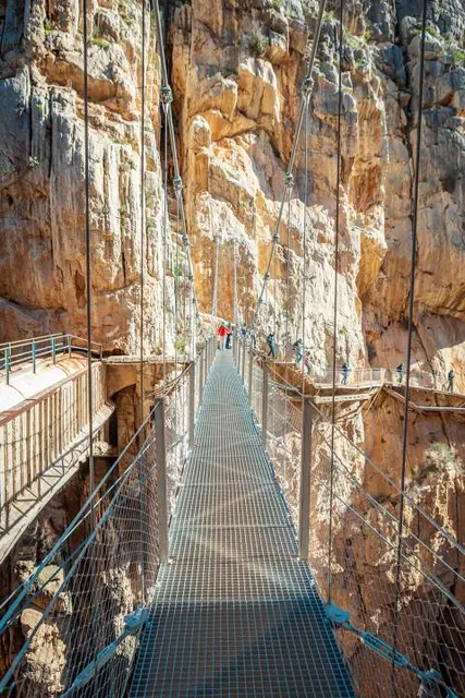 Puente colgante del Caminito del Rey