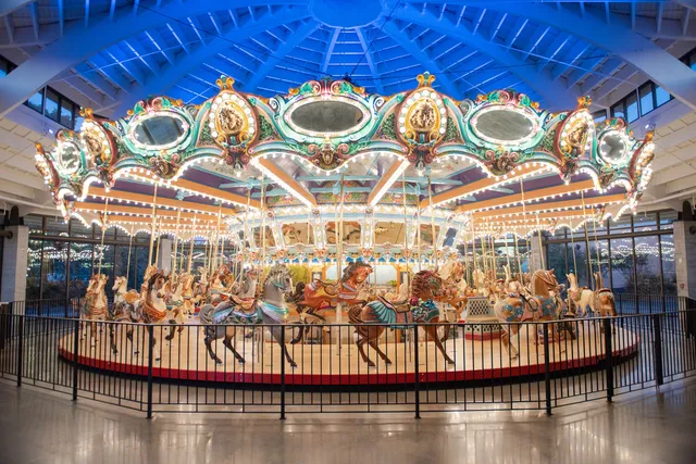 Carousel Pavilion and Antique Dentzel Carousel