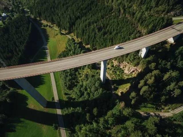 Most autostradowy w Mszanie