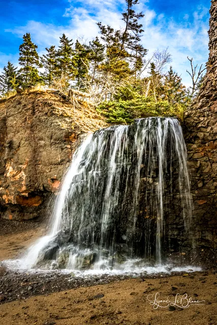 Margaretsville Beach Waterfall