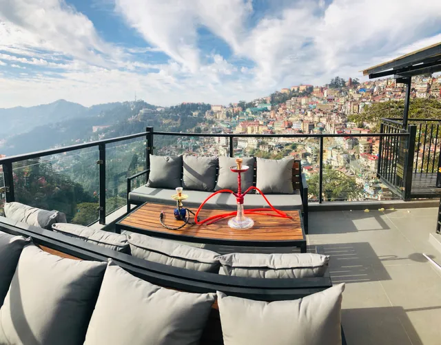 SkyBar Shimla - Cocktails & Shisha- Best Herbal Hookah Rooftop Lounge in Shimla