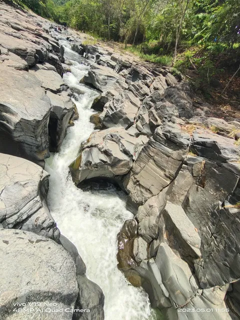 Pangadilan Falls and Rock Formation