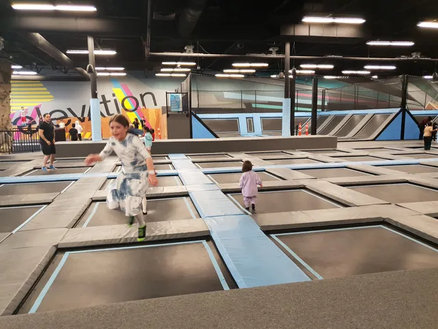 Elevation trampoline & amusement