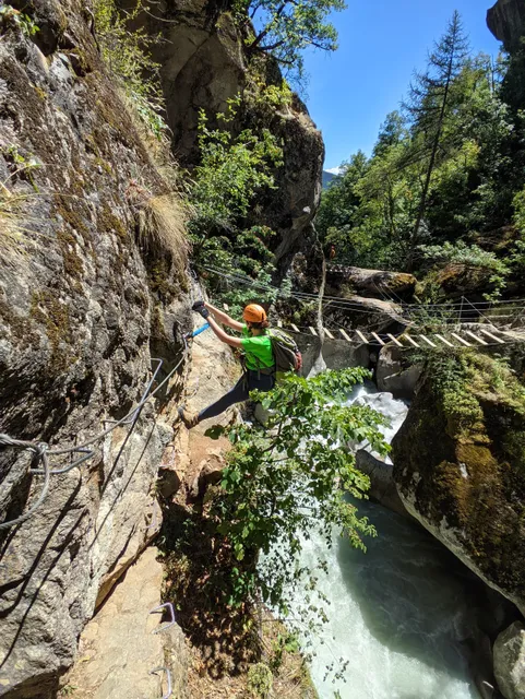Via ferrata des gorges d'Ailefroid
