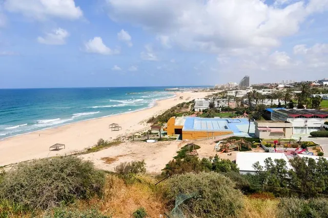 Hofit beach in Ashkelon
