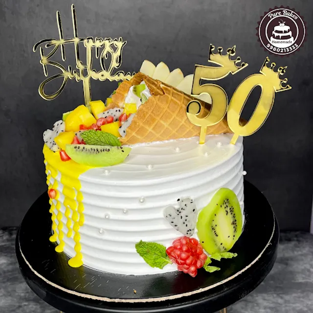 Pure Bakes - Homemade Customised Cakes | Wedding Cakes | First Birthday Cakes | Engagement Cakes | Trending Cakes