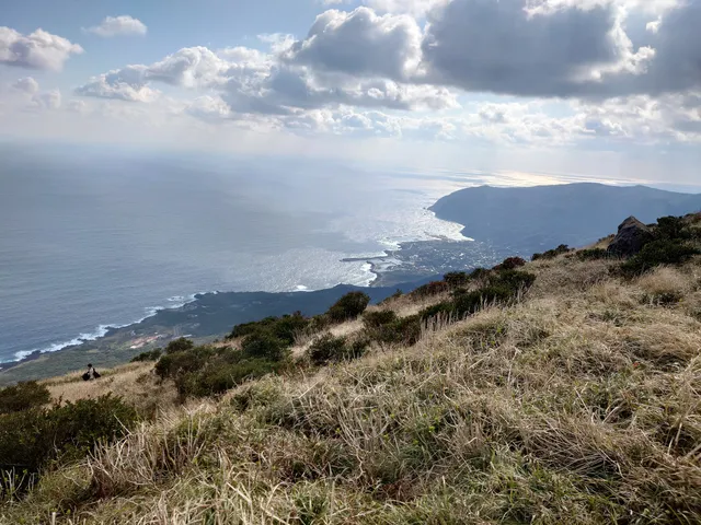 The Summit of Mt. Hachijo-Fuji