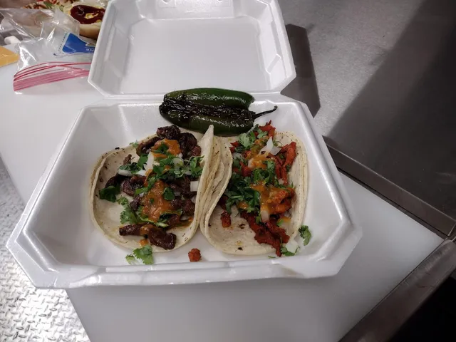 Tacos and Burger shop food truck