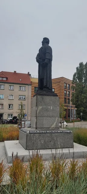 The monument of Adam Mickiewicz