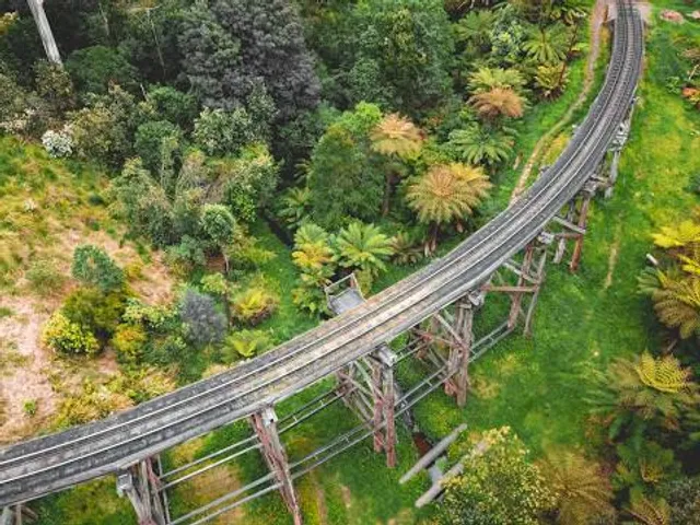 Puffing Billy Railway Trestle Bridge