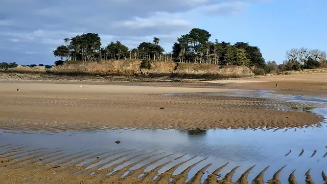 Le havre de Rothéneuf - marée basse