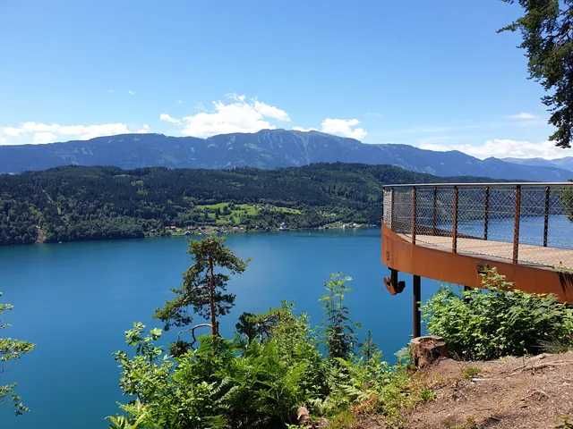 Aussichtsplattform Waldbühne auf der Luschan Höhe
