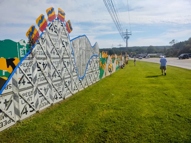 PennDOT Road Sign Sculpture Garden