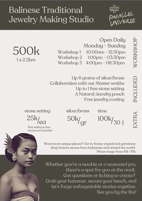 Parallel Universe Silver Jewelry Class