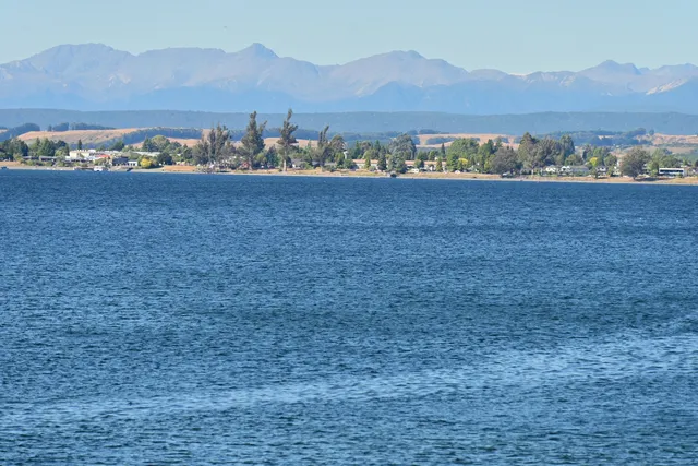 Lake Te Anau Lookout by Control Gates