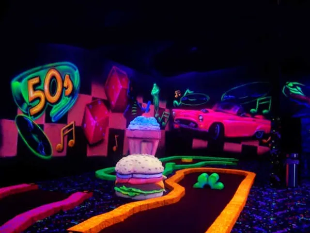 Putz n Glo Indoor Black Light Miniature Golf