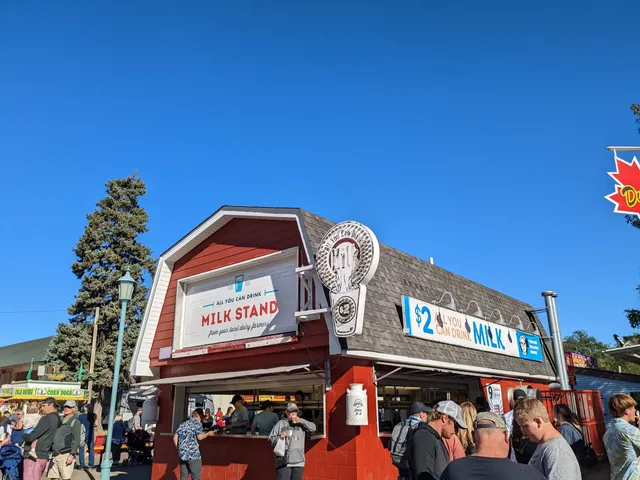 All You Can Drink Milk Stand