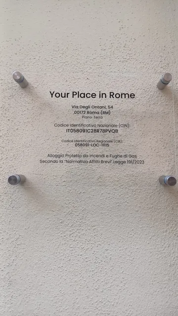 Your Place In Rome - Locazione Turistica Affitti brevi Roma Centocelle
