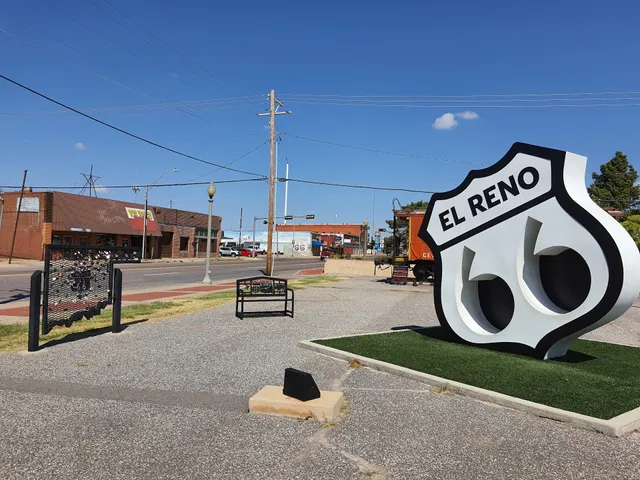 Route 66 El Reno sign