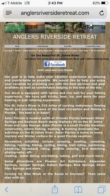 Anglers Riverside Retreat