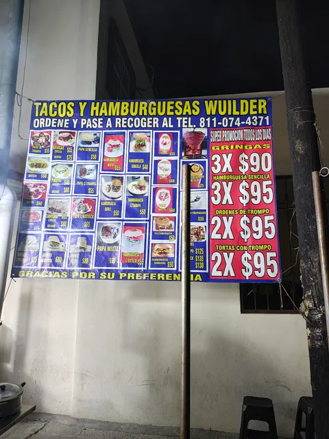 Tacos de trompo, hamburguesas y mas