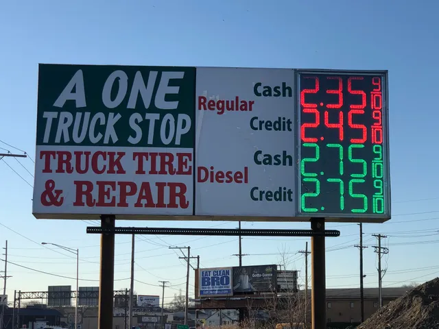 A one truck stop