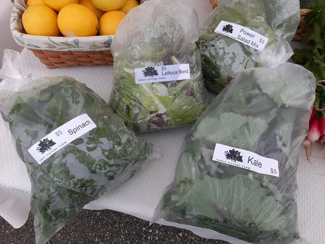 Flashy light farm stand