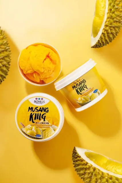 Bedhills Creamery Musang King Ice Cream