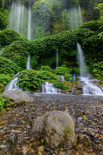 Benang Stokel and Benang Kelambu Waterfall