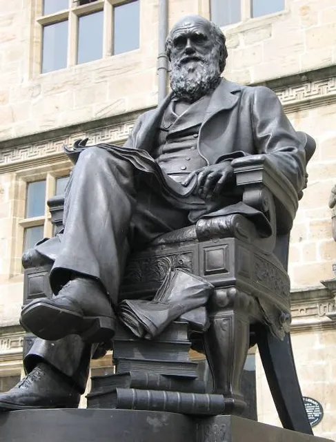 Charles Darwin Statue