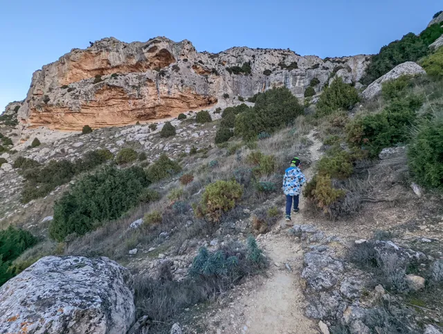 Parking del poblado íbero de Castellar de Meca