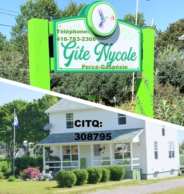 Hébergement Gîte Nycole - B&B - Percé Gaspésie CITQ 308795