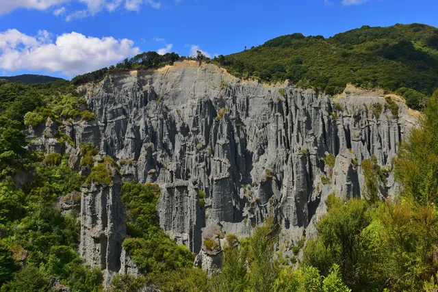 Putangirua Pinnacles Scenic Reserve and campsite