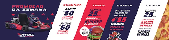 Na Pole Position Kart Pizzaria