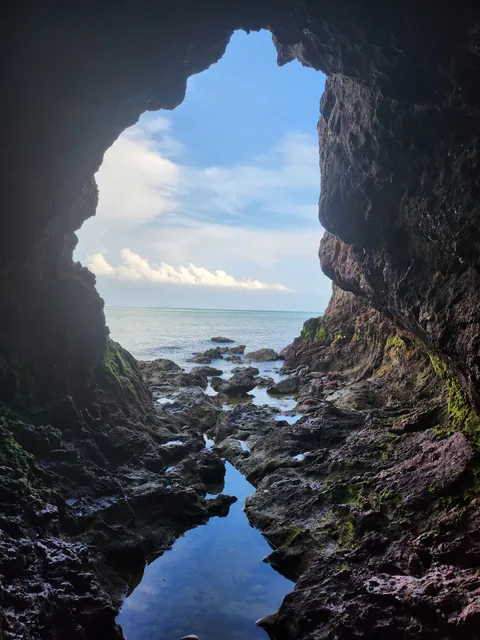 Cave below Lighthouse