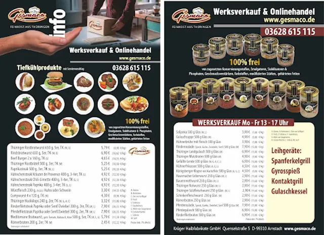 Gesmaco - Feinkost aus Thüringen