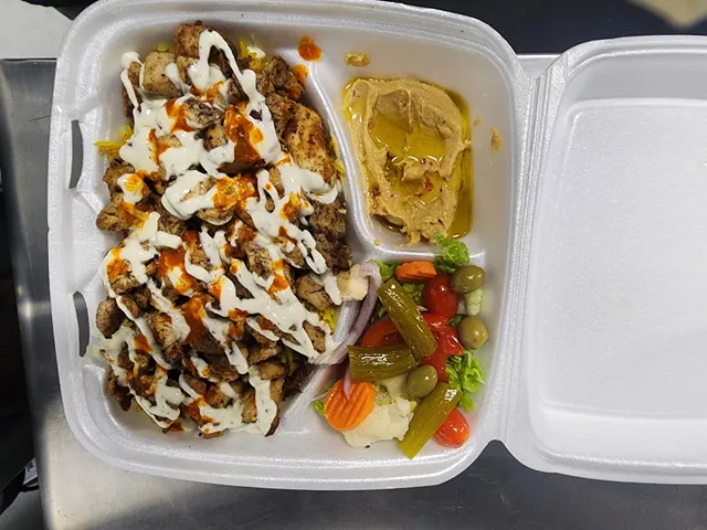 halal guyro and Mediterranean plus tacos all day