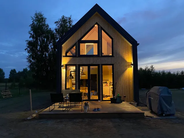 Mazurska Stodoła na Półwyspie Pilchowskim