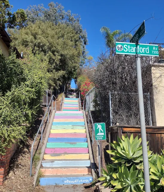 La Mesa Rainbow Stairs