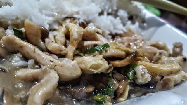 Comida china estilo mandarín