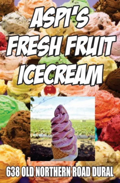 Aspi's Fresh Fruit Icecream