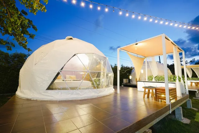 The Legato garden ที่พักรถบ้านสไตล์แคมป์ปิ้งใกล้ทะเล