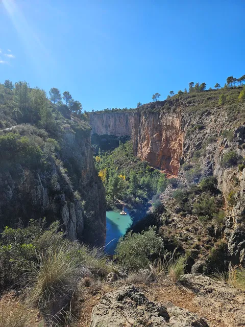 Mirador Charco Azul y comienzo de ruta
