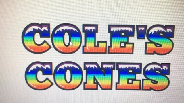 Cole's Cones Snow Cones