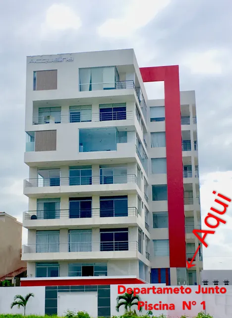 Edificio Acqualina Rentas vacasionales Departamento Cerca de la Piscina