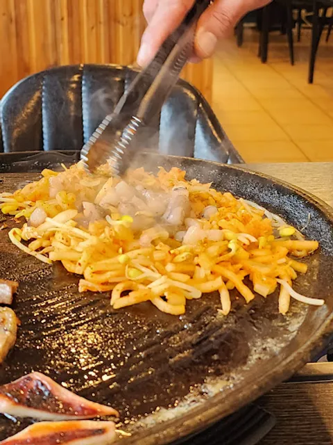 제주흑돼지와 전복