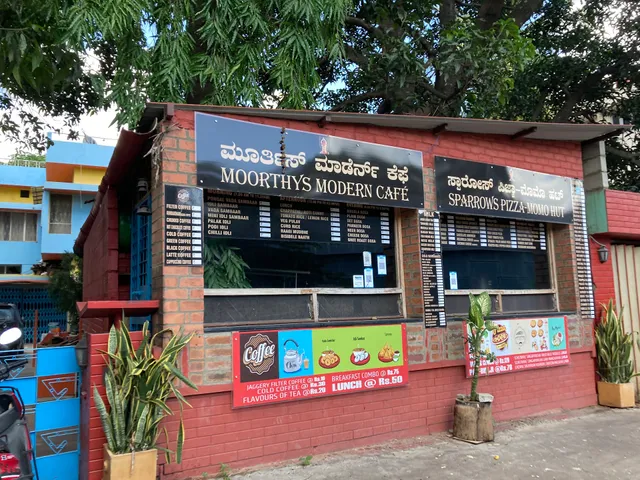 MOORTHYS MODERN CAFE - SPARROWS PIZZA MOMO HUT