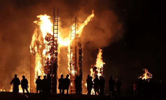 松明あかし会場