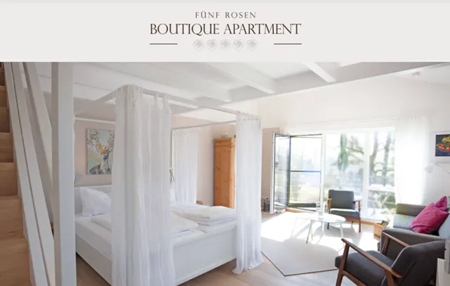 Fünf Rosen Boutique Apartment - Bio-Ferienwohnung am Staffelsee