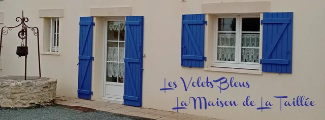 🏡Gîte Charmant au calme "La Maison de La Taillée aux Volets Bleus - Bord de rivière - Pêche - Marais Poitevin - Vendée